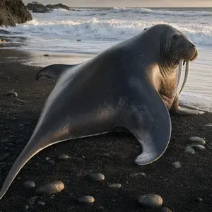 Manta ray + Walrus